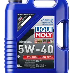 Beperkt Aanbod Liqui Moly Synthoil High Tech 5w40 Motorolie 5 liter